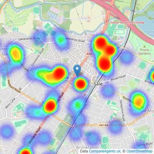 Thornley Groves - Sale listings heatmap