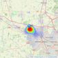 Tidmarsh Land & Estate Agents - Codsall listings heatmap