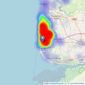 Tiger Sales & Lettings - Blackpool listings heatmap