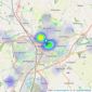 Tim Anderson Property - Bedford listings heatmap