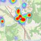 Tim Russ & Company - Wendover listings heatmap