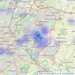 TLS Estate Agents - Bristol listings heatmap