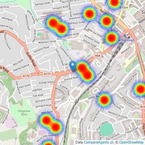 Tower Estates - Scarborough listings heatmap