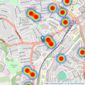 Tower Estates - Scarborough listings heatmap