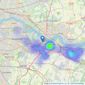 Town and City Homes - Dartford listings heatmap