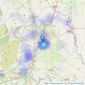 Town & Country Property Auctions - Wrexham - Auctions listings heatmap