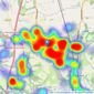 Tracy Phillips Estates - Standish listings heatmap