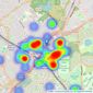 Trading Places - Leytonstone listings heatmap