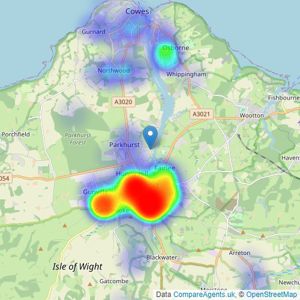 Trigghomes - Newport listings heatmap