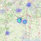 Trilogy - Reigate listings heatmap