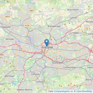 TSA Property Consultants Ltd - Glasgow listings heatmap