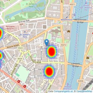 Tuckerman Residential Limited - London listings heatmap