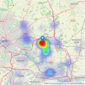 Tudor Sales & Lettings - Garforth listings heatmap