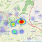 Turner Properties - Oxford listings heatmap