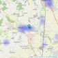 Turners Estate Agents Ltd - Bedfordshire listings heatmap