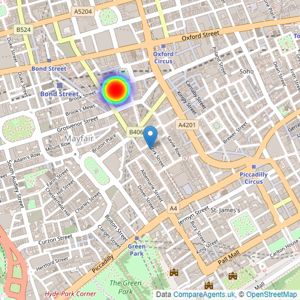 Tyburn Property Consultancy - London listings heatmap