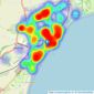 Ullyotts - Bridlington listings heatmap