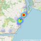 Underhill Estate Agents - Dawlish listings heatmap