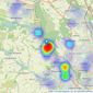 United Homes Limited - Oughtibridge listings heatmap