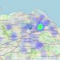 Urquharts Solicitors - Edinburgh listings heatmap