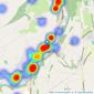 V G Estate Agent - Ripponden listings heatmap