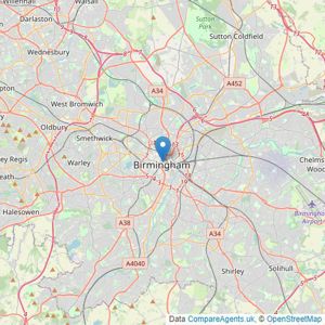 Vail Williams - Birmingham listings heatmap