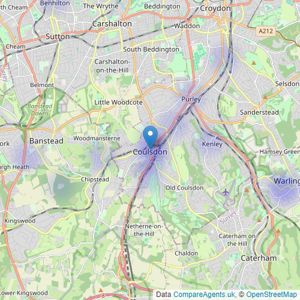 Valley Homes - Coulsdon listings heatmap