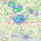 Vanessa McCallum Estates - Potters Bar listings heatmap