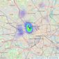 Vantage Residential - St Johns Wood listings heatmap