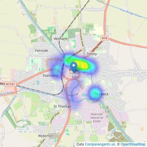 Vendoors - Boston listings heatmap