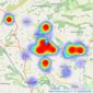 Venture Properties - Crook listings heatmap