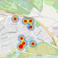 Vickery - Lightwater listings heatmap