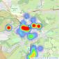 Vickery - West End, Woking listings heatmap