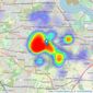 Village Estates - Bexley listings heatmap