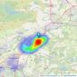 Village Estates - Cumbernauld listings heatmap