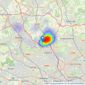 Village Estates - Elstree listings heatmap