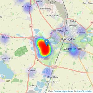 Villager Homes - Brampton listings heatmap