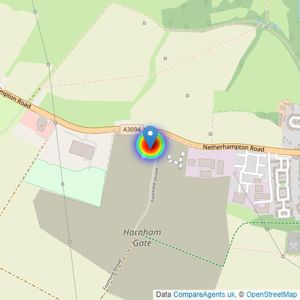 Vistry Bristol (Bovis) listings heatmap