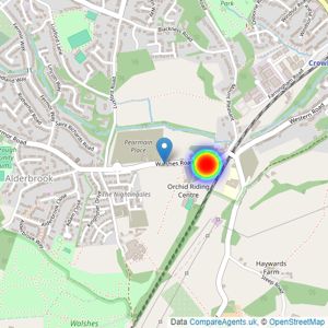 Vistry South East (Linden) listings heatmap