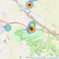 W Humphries - Waddesdon listings heatmap