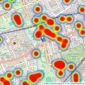 W J Meade - Bow listings heatmap