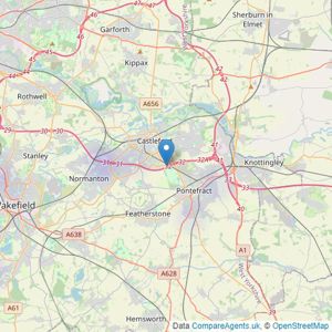 Wakefield and District Housing - Re sales listings heatmap