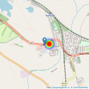 Wakefield and District Housing listings heatmap