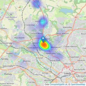 Walker Smale - West Park listings heatmap