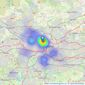 Walker Wylie Estate Agents - Glasgow listings heatmap