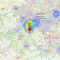 WalkersXchange - Sunniside & the North East listings heatmap