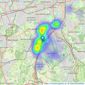 Walter & Mair - Coulsdon listings heatmap