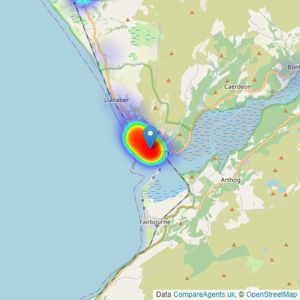 Walter Lloyd Jones & Co. - Barmouth listings heatmap