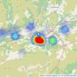 Walter Lloyd Jones & Co. - Dolgellau listings heatmap