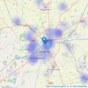 Walters - Lincoln listings heatmap